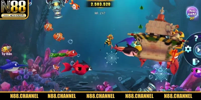 Mẹo chơi bắn cá hải tặc dùng nhiều vũ khí công phá mạnh